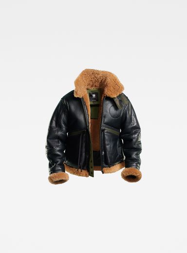 E Sub-B3 Super Sheepskin Jacket | マルチカラー | G-Star RAW® JP